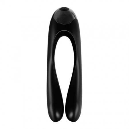 Satisfyer Candy Cane - Универсальный вибратор для пар черный